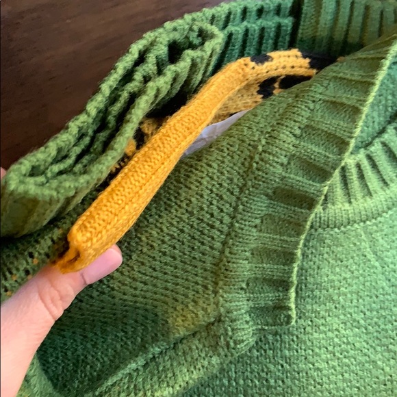 🆕🐆Leopard Sleeve Oversized Sweater - Picture 7 of 8